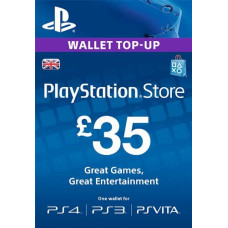 PlayStation PSN Card 35 GBP Wallet Top Up [UK account]